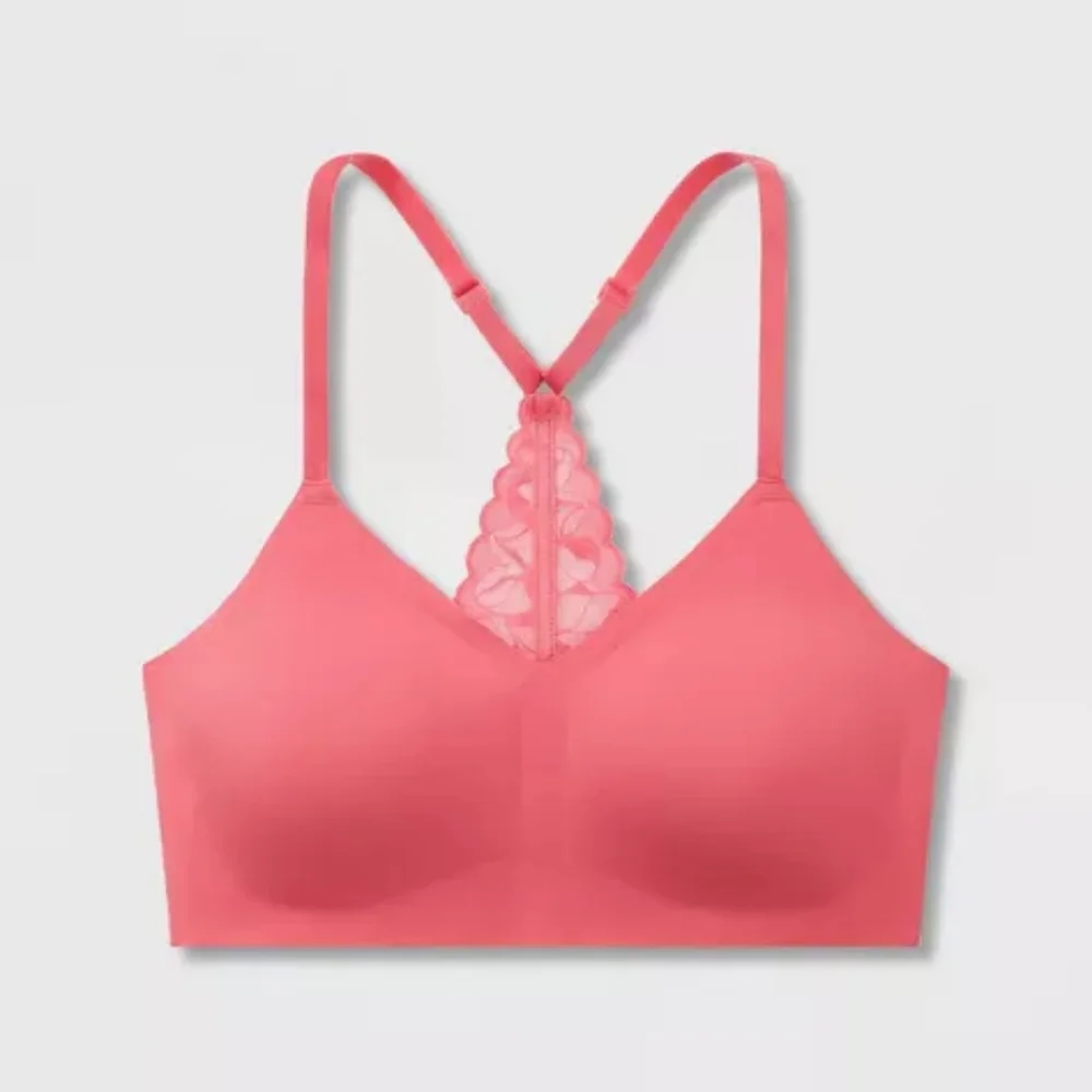 💥TRUE & CO EVERYBODY LACE RACERBACK BRALETTE SIZE S